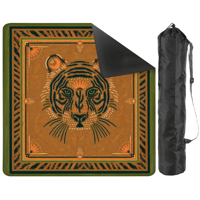 Tiger Mahjong Mat 31.5"x31.5" image 1