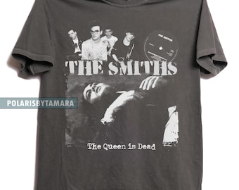 Camiseta vintage de The Smiths, camiseta de banda de rock indie, camiseta gráfica de Morrissey, regalo para fans de la música de los 80