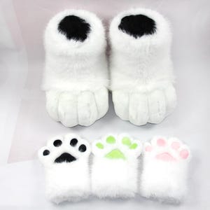 パウシューズ ベルト式 ケモノ fursuit 着ぐるみ コスプレ 足パーツ パウシューズ ベルト式 ケモノ fursuit 着ぐるみ コスプレ 足パーツ