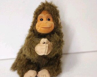 Vintage 1994 Hosung Monkey Plush Puppet - Etsy