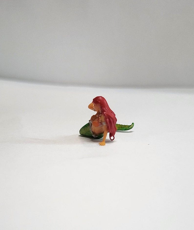 HM Little Mermaid Minature Doll House Fairy Garden Figurine Micro Tiny Terrarium 画像 5