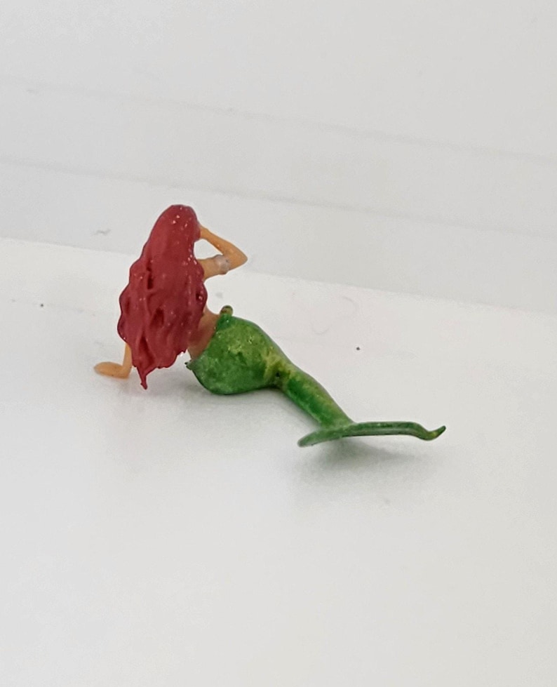 HM Little Mermaid Minature Doll House Fairy Garden Figurine Micro Tiny Terrarium 画像 4