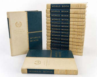 World Book Encyclopedia Vintage 1967 Replacement Volume 50th Anniversary Edition