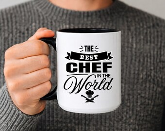 Best Chef in the World Mug, Chef Appreciation Gift, Chef Coffee Mug, Thank You Chef Cup
