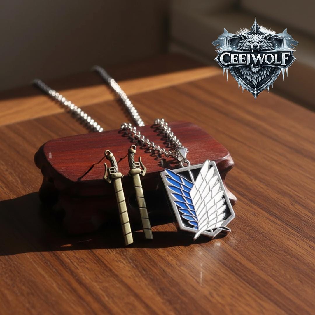Mua Móc Khóa Hình VASTJI Attack on Titan Survey Corps Hai Màu Trang Trí