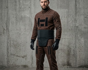 Din Djarin Mandalorian Flight Suit | Beskar Bounty Hunter Soft Parts | Custom Star Wars Cosplay