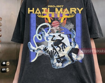 Project Hail Mary Sci Fi Book Lover T-Shirt, Space Adventure Retro Astronaut Tee