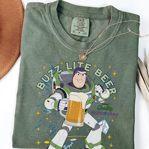 Buzz Lightyear Beer T-Shirt, Star Command Brewery Graphic Tee
