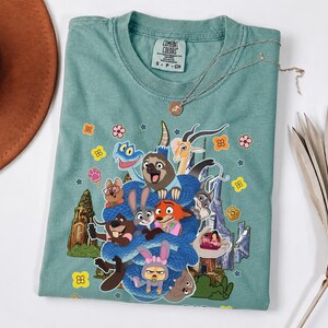 Retro Disney Zootopia 2-tröja, Judy Hopps Nick Wilde-tröja, Vi är vilda och vi kan inte tämjas tröja, Disney Wild Animals, Disneyland-familjeresa bild 4