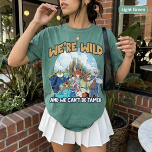 Camiseta Disney Zootopia 2 Somos salvajes y no nos pueden domesticar, Camiseta Judy Hopps Nick Gary Nibbles Bogo, Camiseta familiar a juego para viaje a Disneyland imagen 8