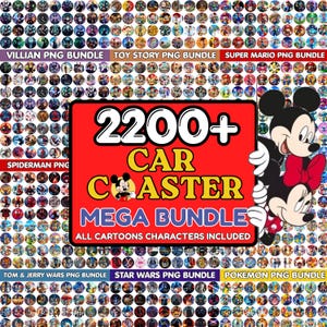 2200+Car Coaster Sublimation Bundle: Floral & Sarcastic Designs PNG Digital Download