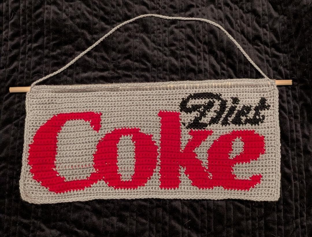 Diet Coke Wall Hanging Crochet Pattern - Etsy