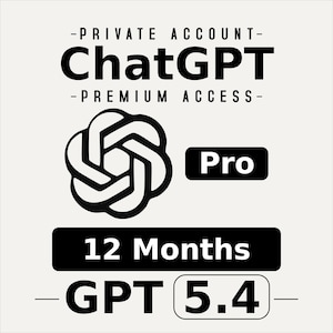 ChatGPT Pro GPT-5.2 Werkruimte | 12 maanden toegang | Persoonlijk e-mailadres | Privéaccount | BESCHRIJVING LEZEN: