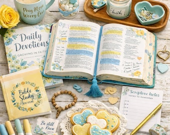 NIV Radiant Virtues Bible Journal, Devotional Study Guide, Faith Hope Love Themes