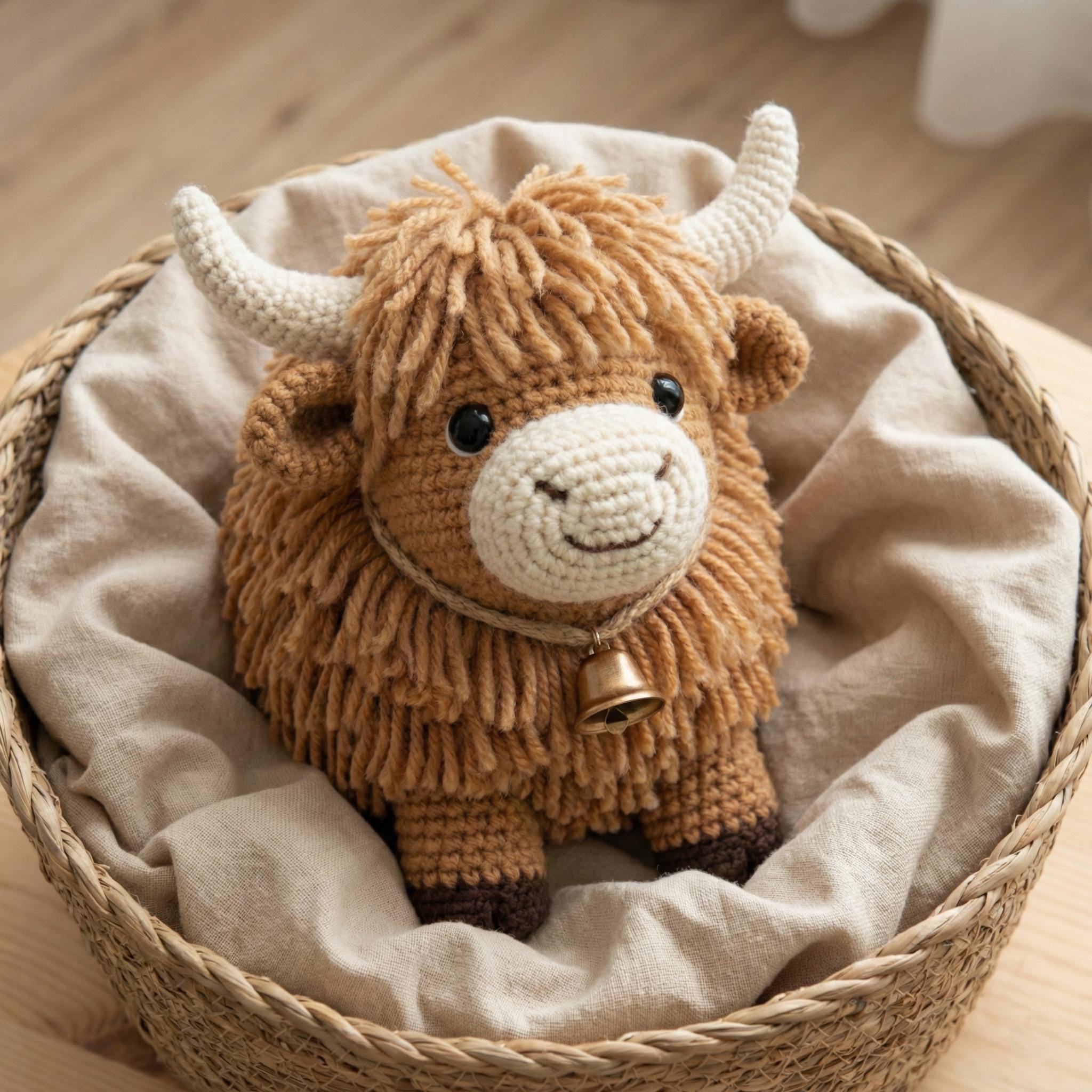 30 Adorable Cow Plush Crochet Patterns for Farmhouse Decor, Gifts, and Cozy Displays 25 Highland Cow Crochet Amigurumi Pattern