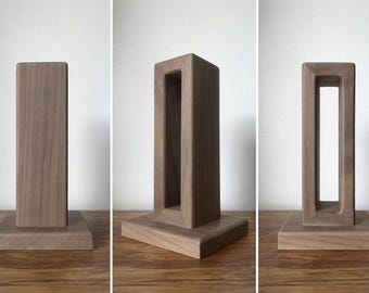 Solid Wood Headphone Stand