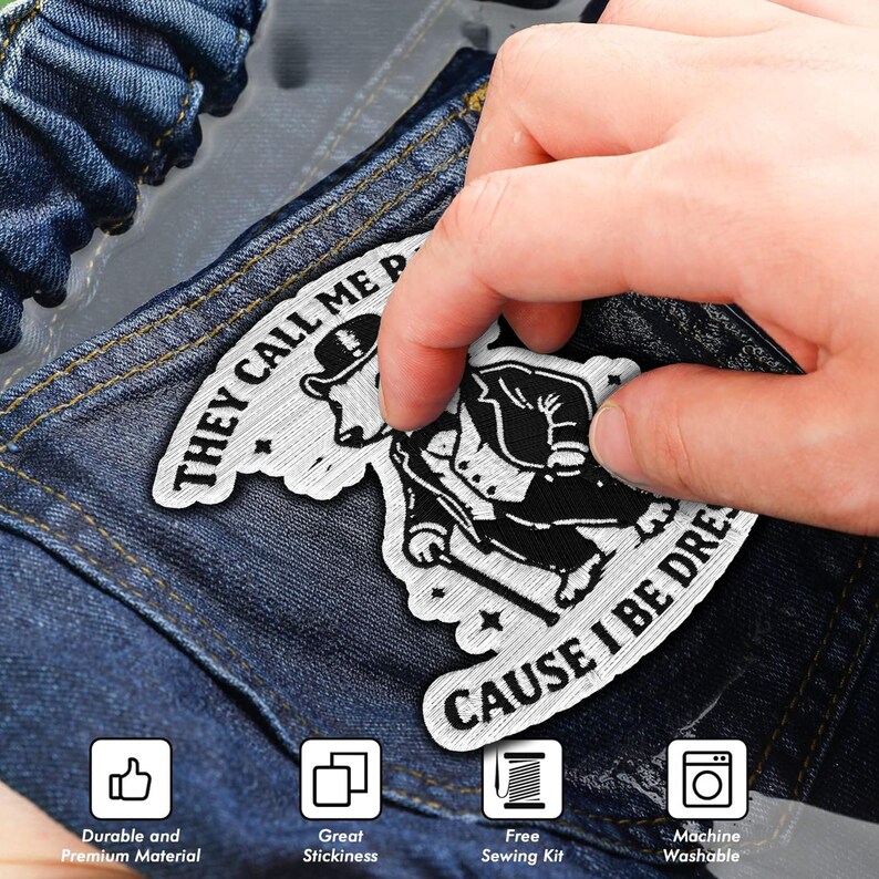 They Call Me Ranch Cause I Be Dressing Patch Funny Meme Humor Possum ...