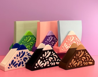 Talavera Sticky note holder + Clicker-figet