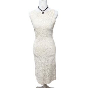cream lace pencil dress Beige Lace Pencil Dress, Cute Beige Dress, Beige Lace Trim Dress, Beige Lace Cocktail Dress Lily Boutique