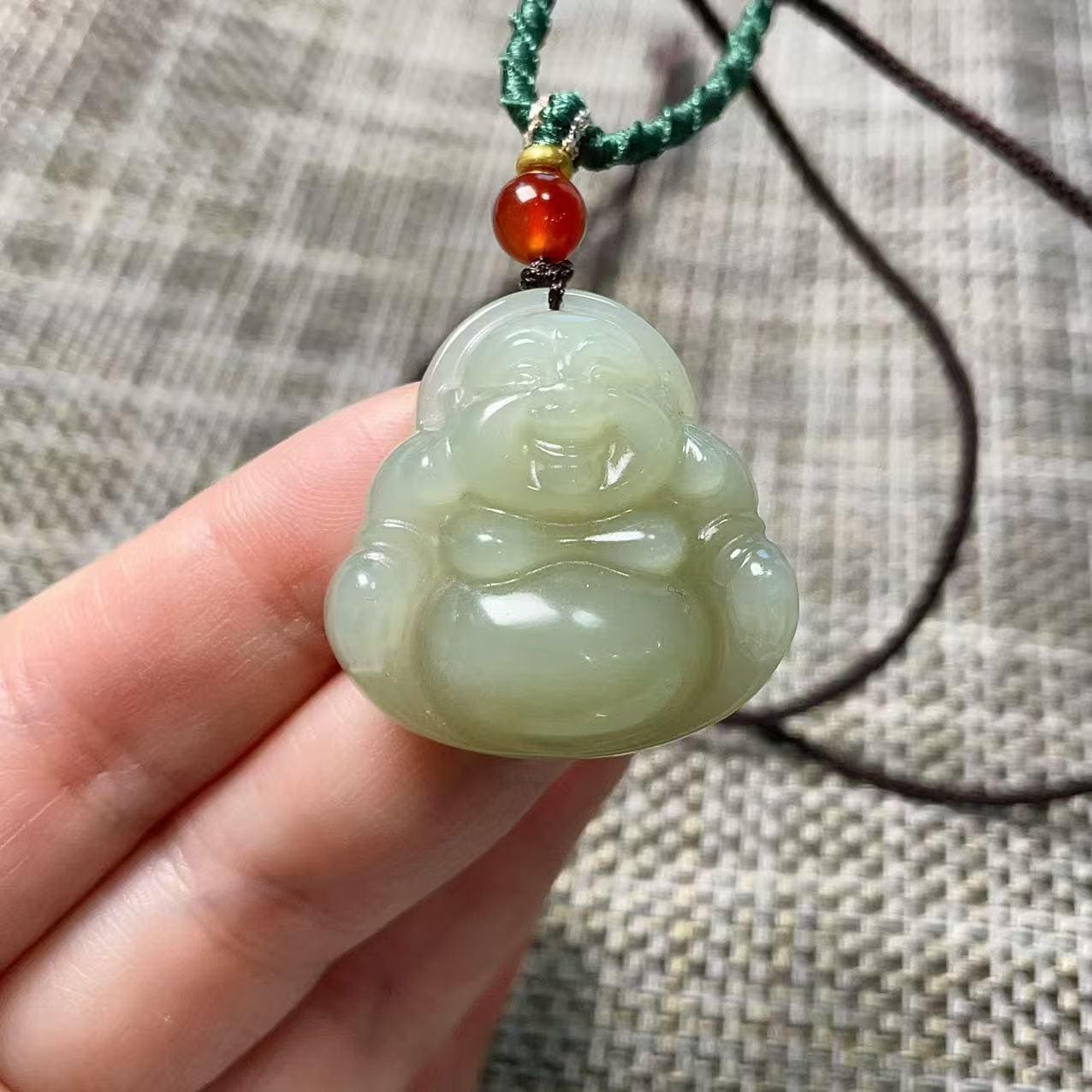 Jade buddha pendant - Etsy 日本