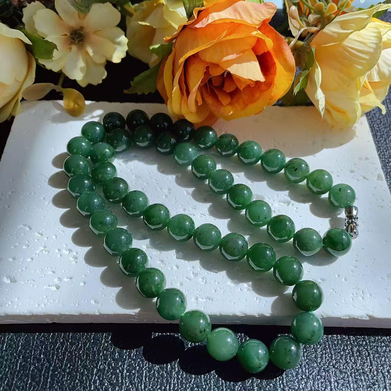 Real jade necklace - Etsy 日本