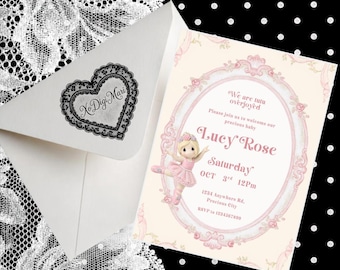 Precious Ballerina Baby Shower | Editable Ballet Theme (Digital Download)