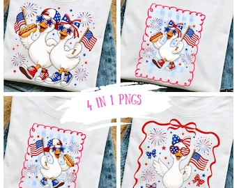 Dumme Gans Bundle PNG, Mädchen Jungen Mutter Png, Kinder Vaterländischen Hemd, Geschwister Matching, Freiheit 1776 Png, Gestreifte Kokette USA, Trendy Girly Png
