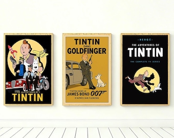 Les Aventures De Tintin: Tintin Au Pays De L'or Noir by Hergé