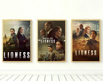 Lioness Movie Poster,High Quality Canvas Poster,Home Decor,Wall Art,Film Fan Collectibles