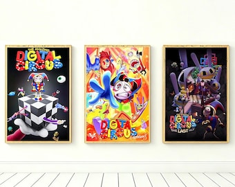 The Amazing Digital Circus The Last Act Movie Poster,High Quality Canvas Poster,Home Decor,Wall Art,Film Fan Collectibles