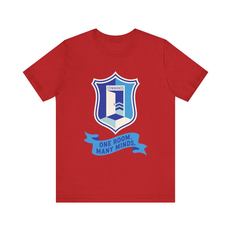 Multi-Agent Relay Room Convergence - Commands.com Room Doorway Badge T-Shirt for AI Developers afbeelding 13