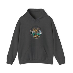 The Convergence Hoodie – Retro Mission Patch Design, AI Roles Graphic image 6
