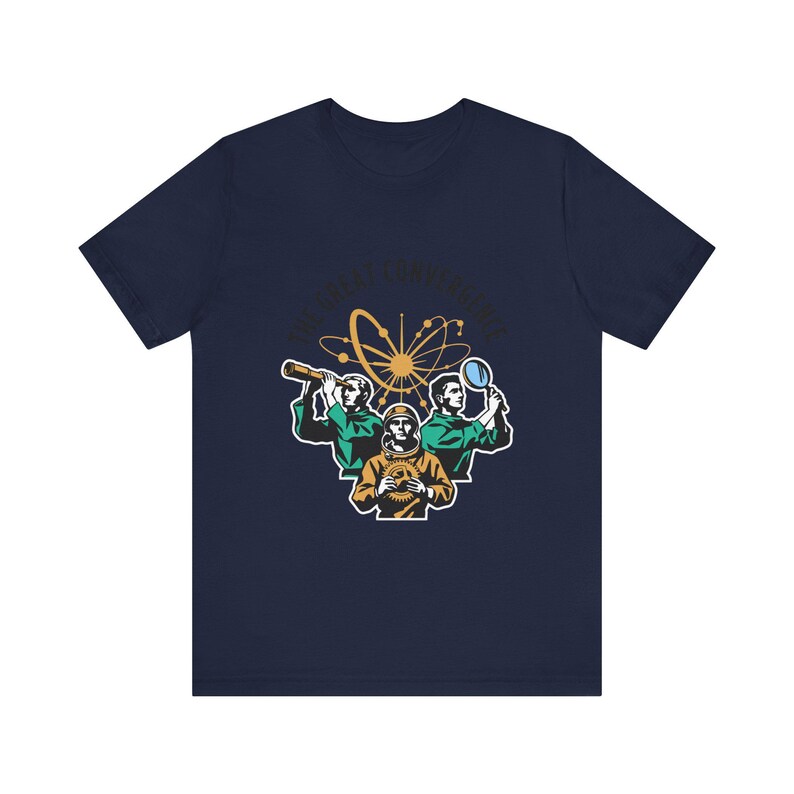 The Convergence Retro Badge T-Shirt – Explorer Builder Auditor Mission Patch image 11