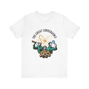 The Convergence Retro Badge T-Shirt – Explorer Builder Auditor Mission Patch image 1