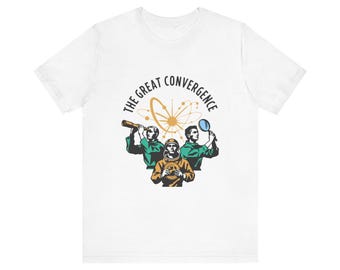 The Convergence Retro Badge T-Shirt – Explorer Builder Auditor Mission Patch