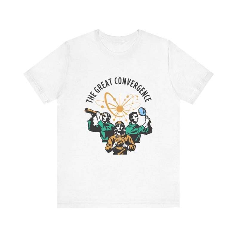 The Convergence Retro Badge T-Shirt – Explorer Builder Auditor Mission Patch image 1