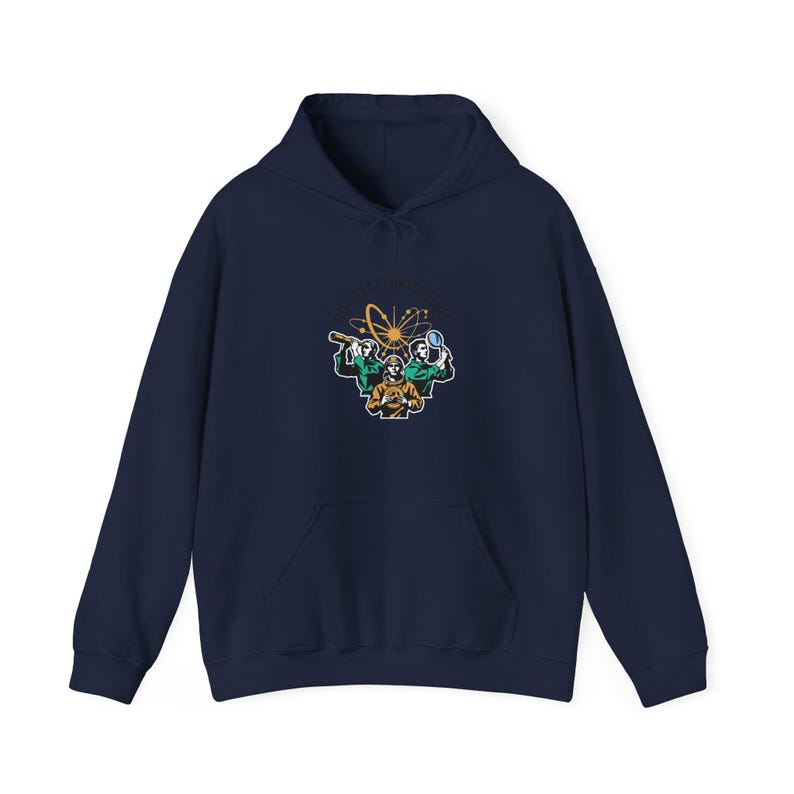 The Convergence Hoodie – Retro Mission Patch Design, AI Roles Graphic image 8