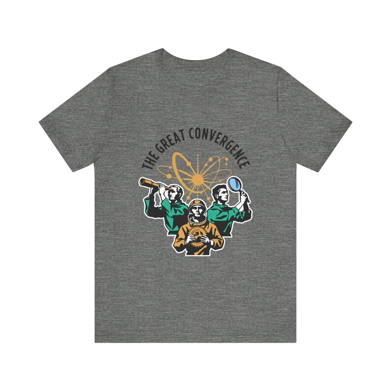 The Convergence Retro Badge T-Shirt – Explorer Builder Auditor Mission Patch image 3