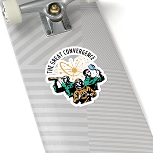 The Convergence Retro Badge – Explorer Builder Auditor Mission Patch Sticker image 8