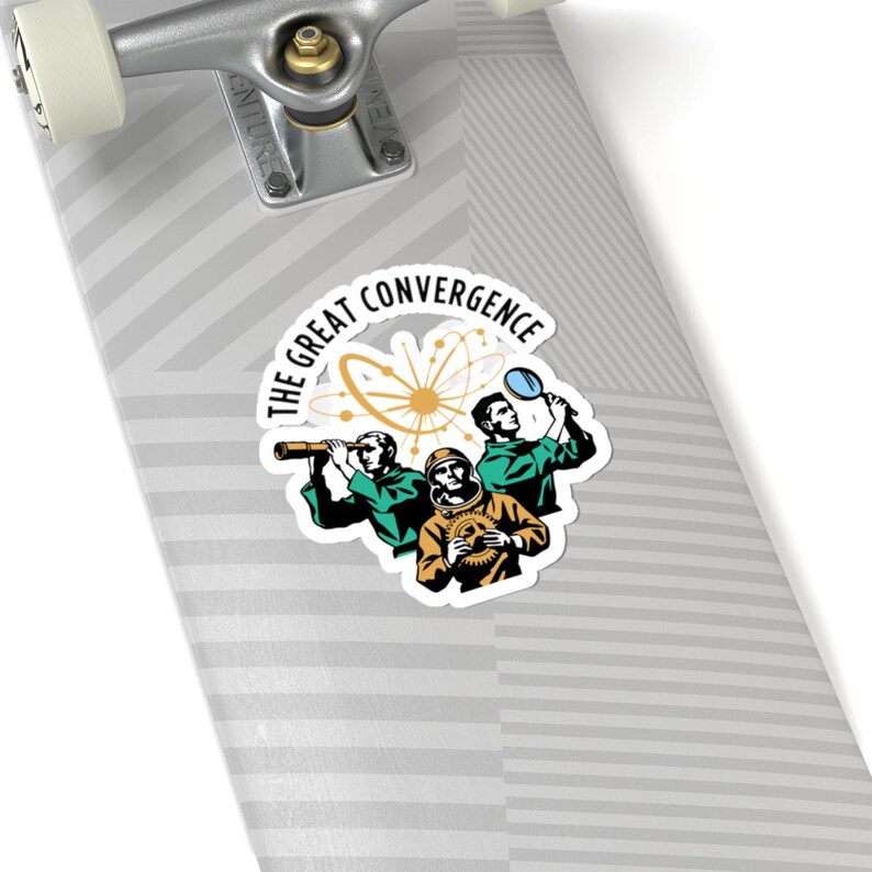 The Convergence Retro Badge – Explorer Builder Auditor Mission Patch Sticker image 8