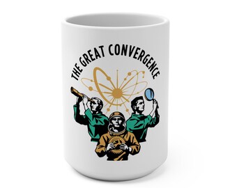 Kubek z odznaką retro Convergence – filozofia sztucznej inteligencji Explorer Builder Auditor