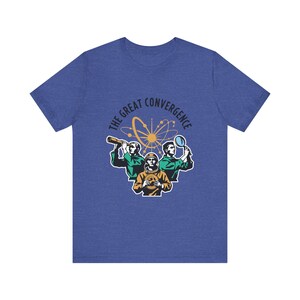 The Convergence Retro Badge T-Shirt – Explorer Builder Auditor Mission Patch image 8