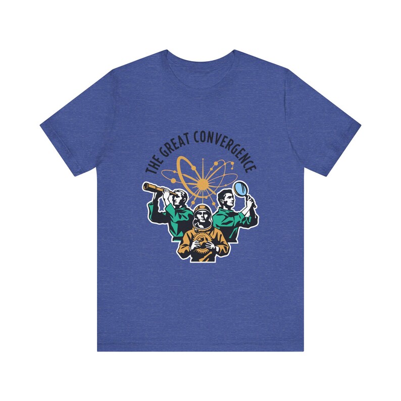 The Convergence Retro Badge T-Shirt – Explorer Builder Auditor Mission Patch image 8