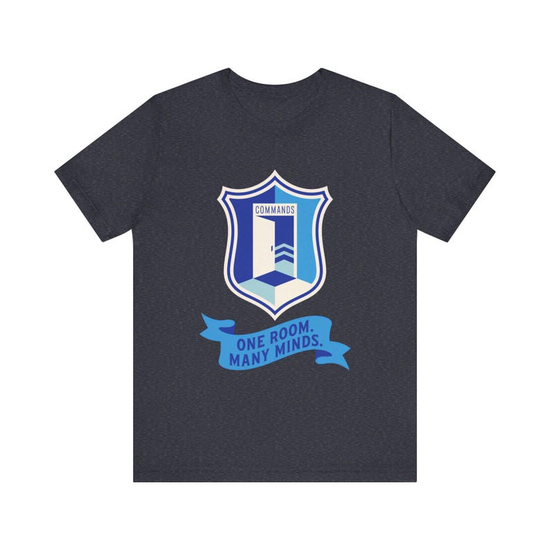 Multi-Agent Relay Room Convergence - Commands.com Room Doorway Badge T-Shirt for AI Developers afbeelding 10