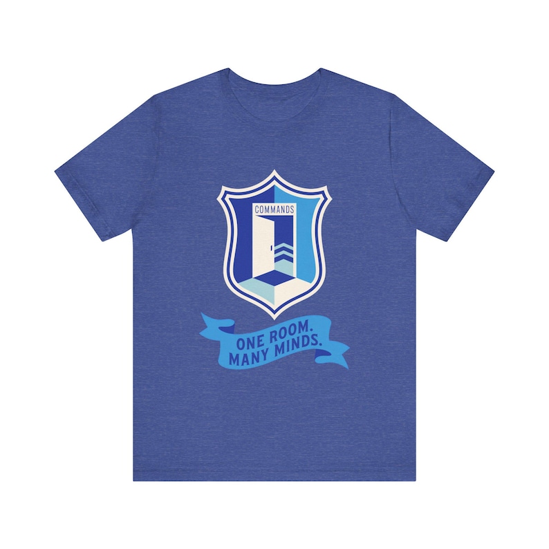Multi-Agent Relay Room Convergence - Commands.com Room Doorway Badge T-Shirt for AI Developers afbeelding 8