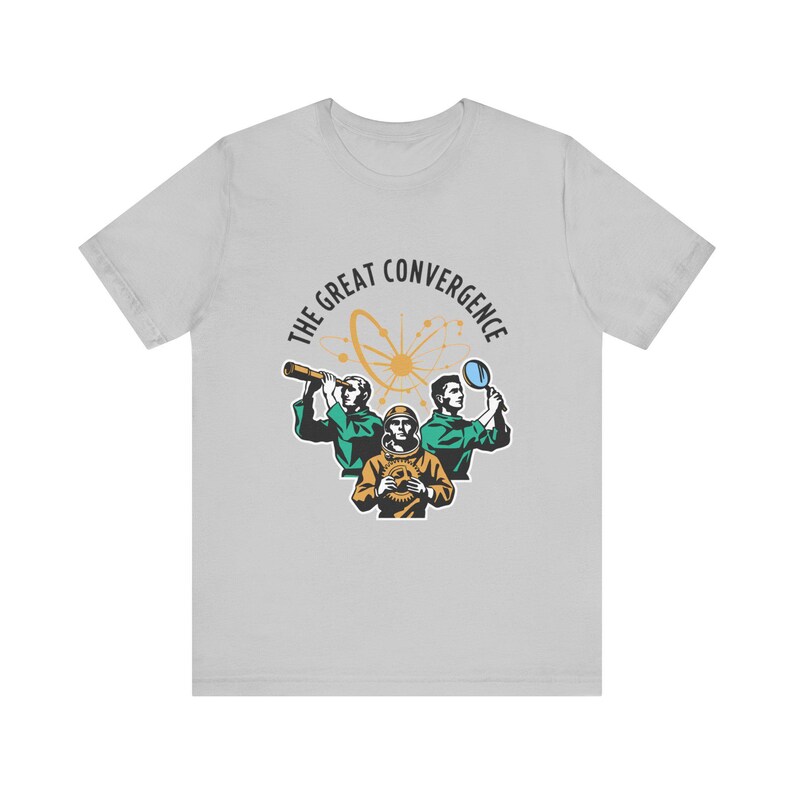 The Convergence Retro Badge T-Shirt – Explorer Builder Auditor Mission Patch image 2