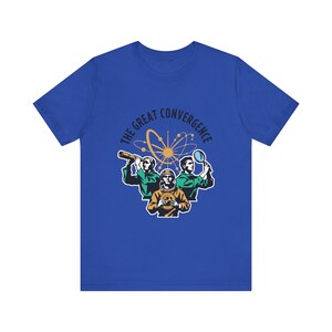The Convergence Retro Badge T-Shirt – Explorer Builder Auditor Mission Patch image 7