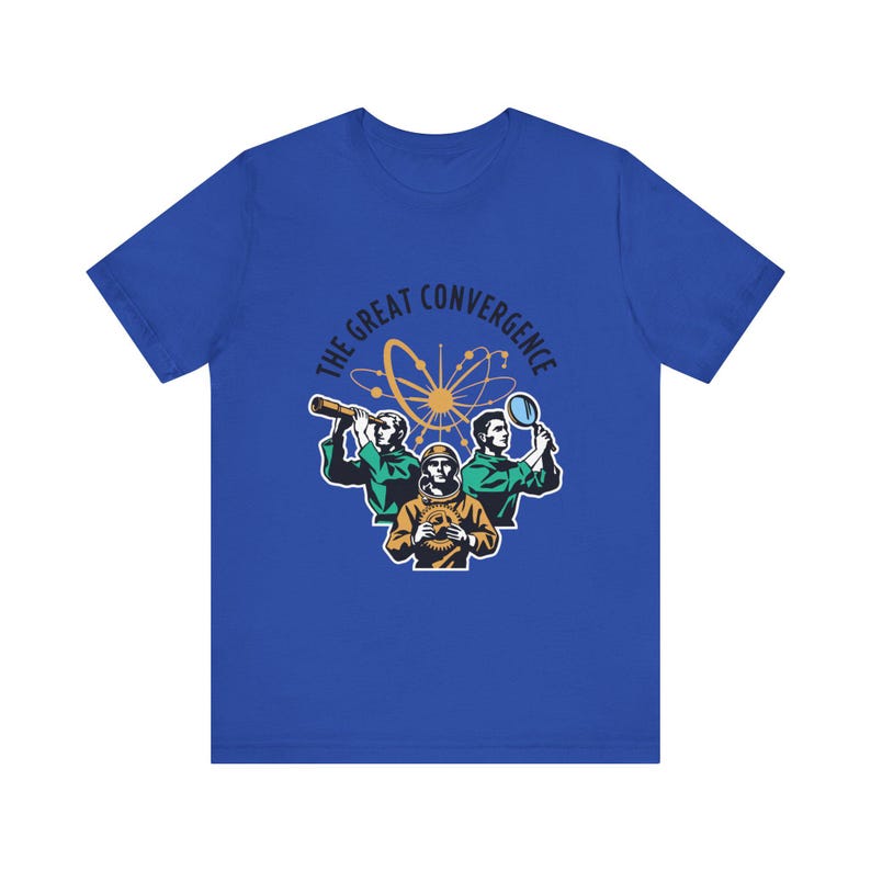 The Convergence Retro Badge T-Shirt – Explorer Builder Auditor Mission Patch image 7