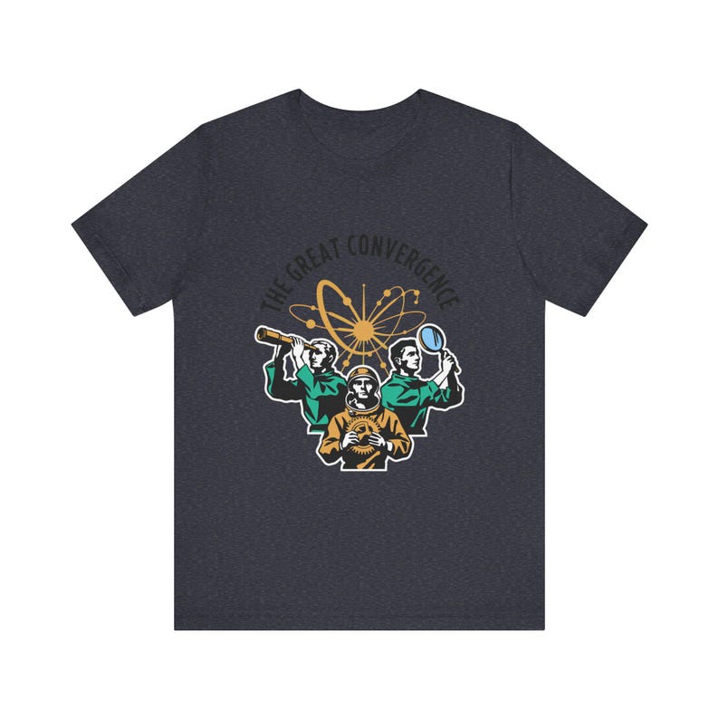 The Convergence Retro Badge T-Shirt – Explorer Builder Auditor Mission Patch image 10