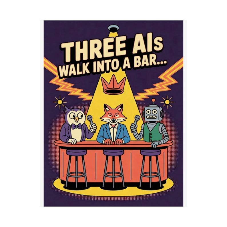 Trío de mascotas cómicas con IA - Productos de FunnyFlash.com imagen 10